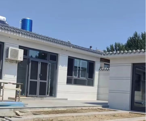 順義自建房外墻水包砂涂料案例